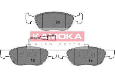 Комплект тормозных колодок, дисковый тормоз KAMOKA JQ1012112
