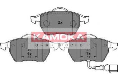 Комплект тормозных колодок, дисковый тормоз KAMOKA JQ1012926