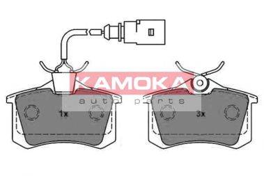 Комплект тормозных колодок, дисковый тормоз KAMOKA JQ1012962
