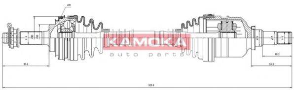 Приводной вал KAMOKA TO1138918A