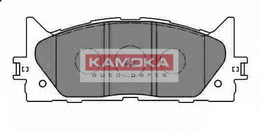 Комплект тормозных колодок, дисковый тормоз KAMOKA 101107