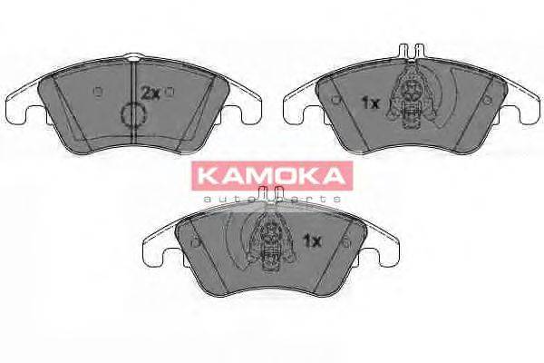 Комплект тормозных колодок, дисковый тормоз KAMOKA 101119