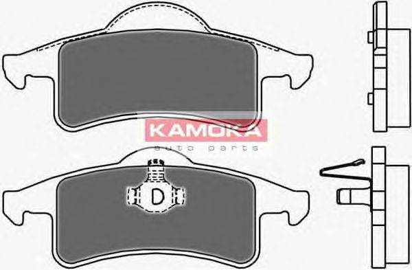 Комплект тормозных колодок, дисковый тормоз KAMOKA 23338