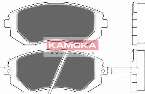 Комплект тормозных колодок, дисковый тормоз KAMOKA JQ1013278
