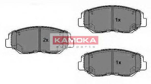 Комплект тормозных колодок, дисковый тормоз KAMOKA 23869