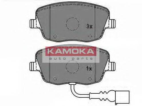 Комплект тормозных колодок, дисковый тормоз KAMOKA JQ1013324