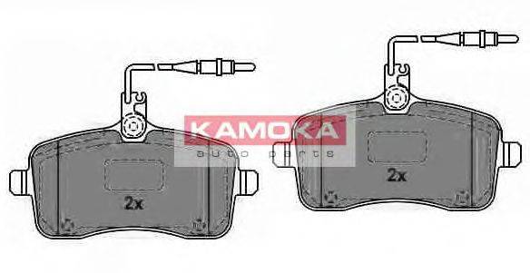 Комплект тормозных колодок, дисковый тормоз KAMOKA 24134