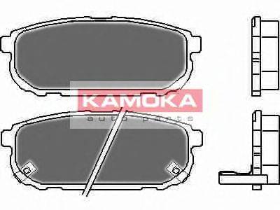Комплект тормозных колодок, дисковый тормоз KAMOKA 24058
