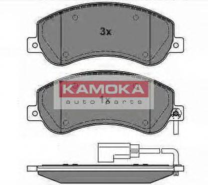 Комплект тормозных колодок, дисковый тормоз KAMOKA 24484