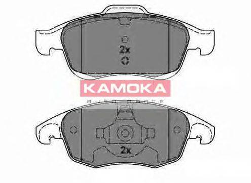 Комплект тормозных колодок, дисковый тормоз KAMOKA 24538