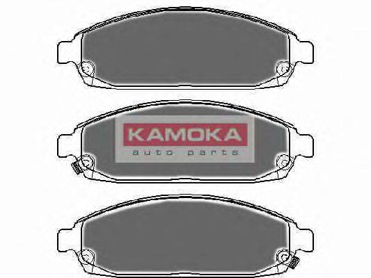 Комплект тормозных колодок, дисковый тормоз KAMOKA 24250