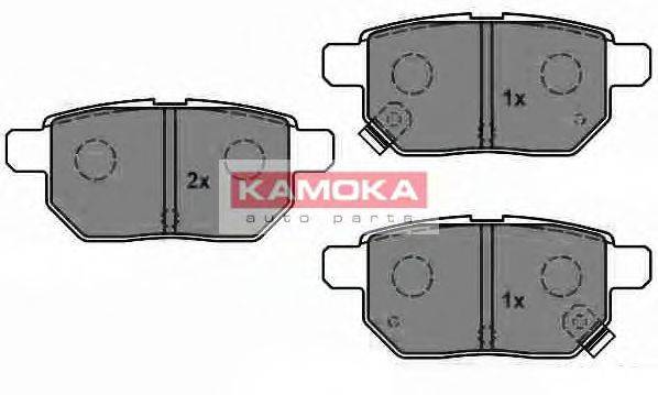 Комплект тормозных колодок, дисковый тормоз KAMOKA 24611