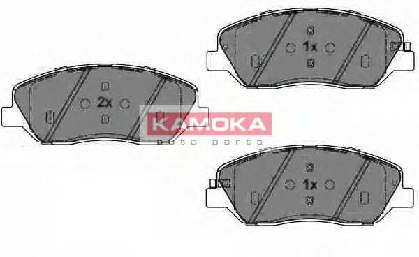 Комплект тормозных колодок, дисковый тормоз KAMOKA 24353