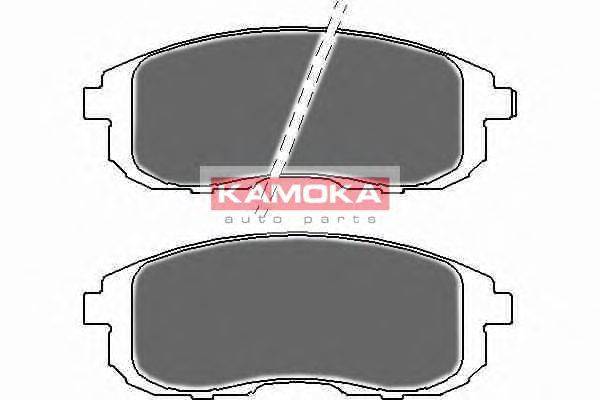 Комплект тормозных колодок, дисковый тормоз KAMOKA JQ1018224