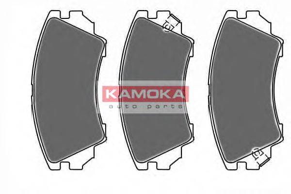 Комплект тормозных колодок, дисковый тормоз KAMOKA 24412