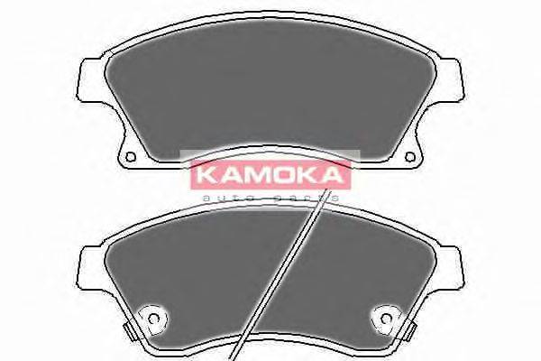 Комплект тормозных колодок, дисковый тормоз KAMOKA JQ1018524