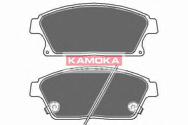 Комплект тормозных колодок, дисковый тормоз KAMOKA JQ1018528
