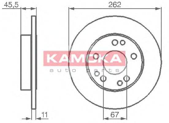 Тормозной диск KAMOKA 103106