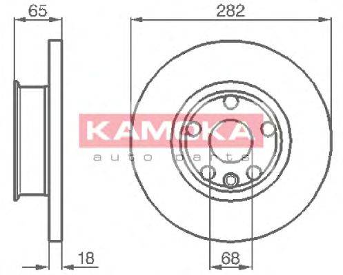 Тормозной диск KAMOKA 1031124