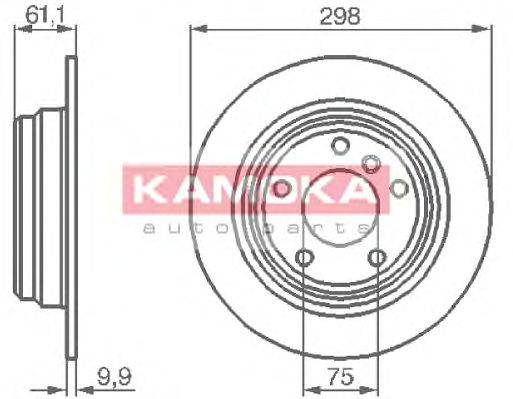 Тормозной диск KAMOKA 1031670