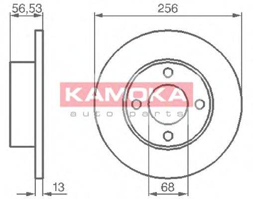 Тормозной диск KAMOKA 103636