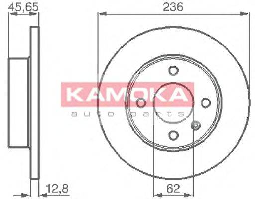 Тормозной диск KAMOKA 103718