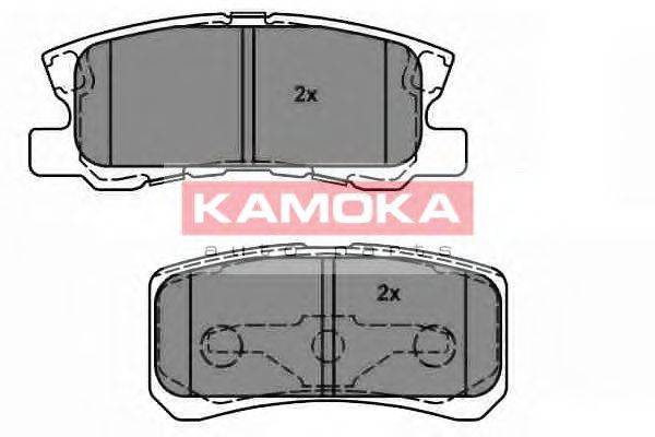 Комплект тормозных колодок, дисковый тормоз KAMOKA 23582