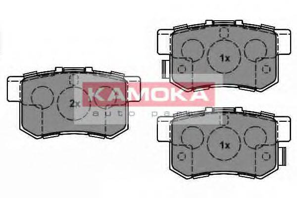 Комплект тормозных колодок, дисковый тормоз KAMOKA 23653