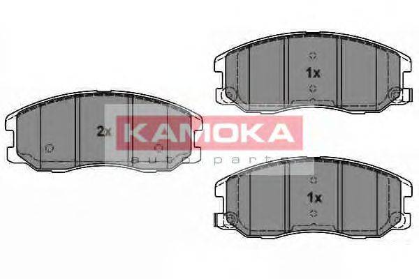 Комплект тормозных колодок, дисковый тормоз KAMOKA 24510
