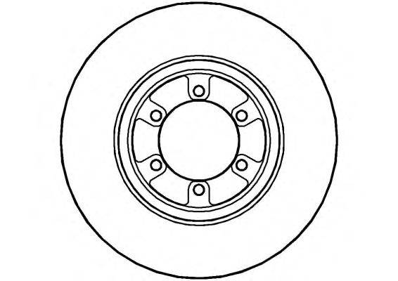 Тормозной диск NATIONAL NBD1433