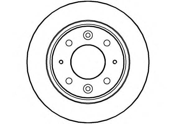 Тормозной диск NATIONAL NBD1022