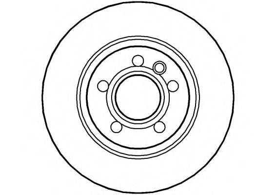 Тормозной диск NATIONAL NBD1075