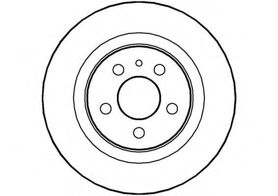 Тормозной диск NATIONAL NBD1222