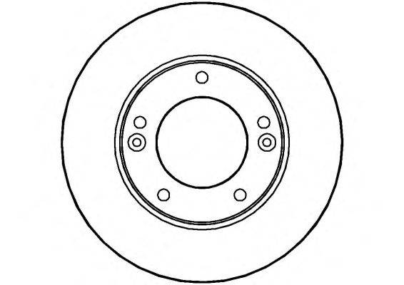 Тормозной диск NATIONAL NBD1245
