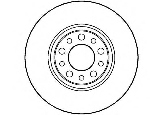 Тормозной диск NATIONAL NBD1376