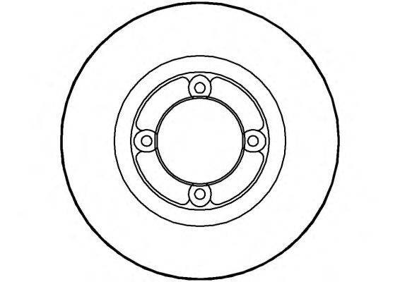 Тормозной диск NATIONAL NBD980