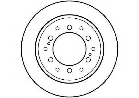 Тормозной диск NATIONAL NBD754