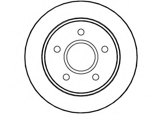 Тормозной диск NATIONAL NBD797