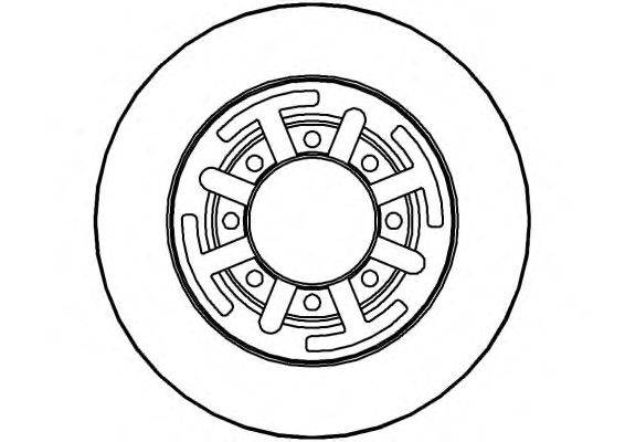 Тормозной диск NATIONAL NBD864