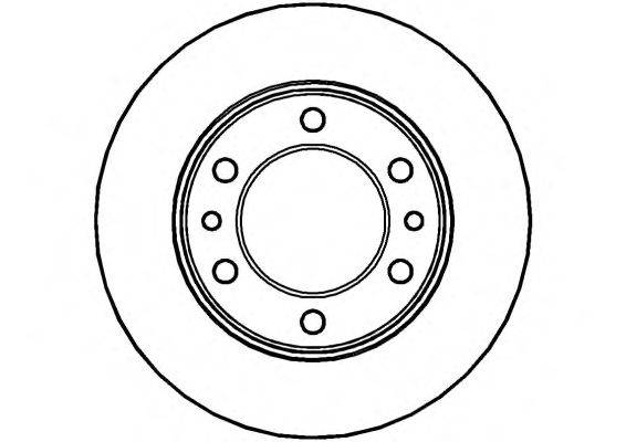 Тормозной диск NATIONAL NBD577