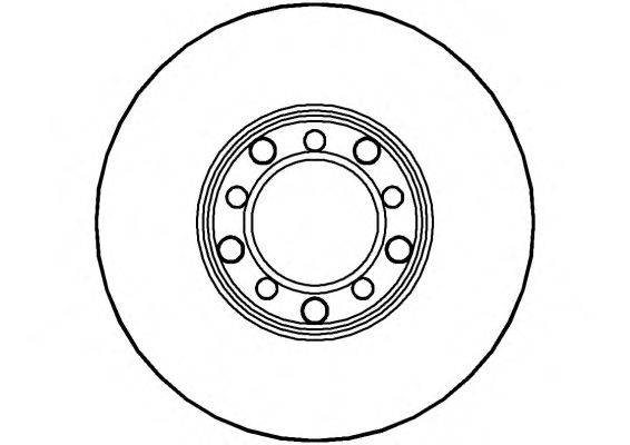 Тормозной диск NATIONAL NBD075