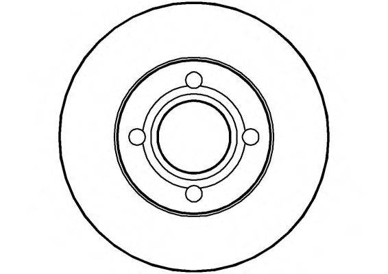 Тормозной диск LUCAS ELECTRICAL DF1522
