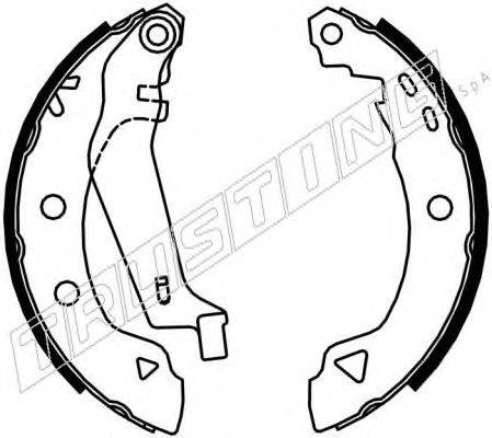 Комплект тормозных колодок TRUSTING 004.008Y