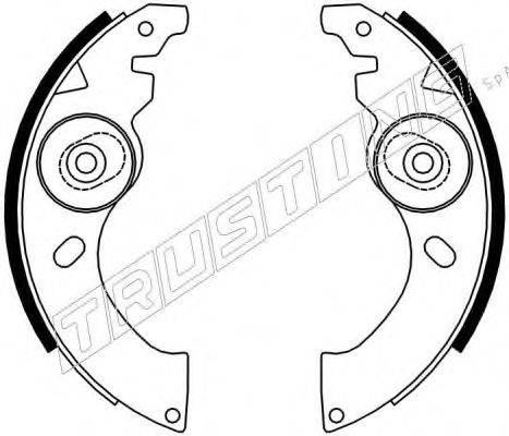 Комплект тормозных колодок TRUSTING 034002