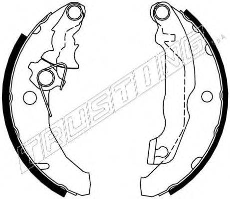 Комплект тормозных колодок TRUSTING 040.144Y