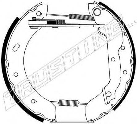 Комплект тормозных колодок TRUSTING 6308