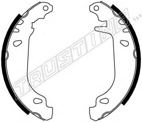 Комплект тормозных колодок TRUSTING 7067