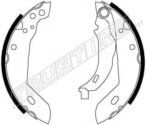 Комплект тормозных колодок TRUSTING 7113