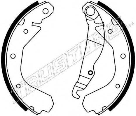 Комплект тормозных колодок TRUSTING 7115