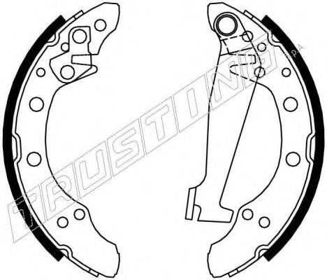 Комплект тормозных колодок TRUSTING 7191